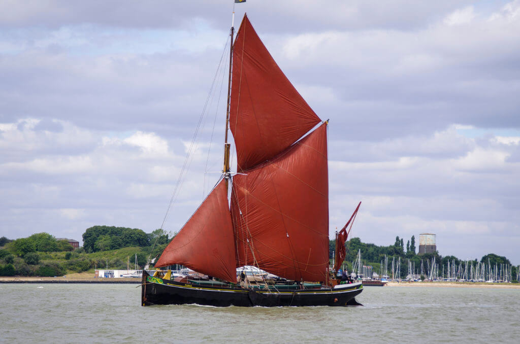 thames barge trips ipswich